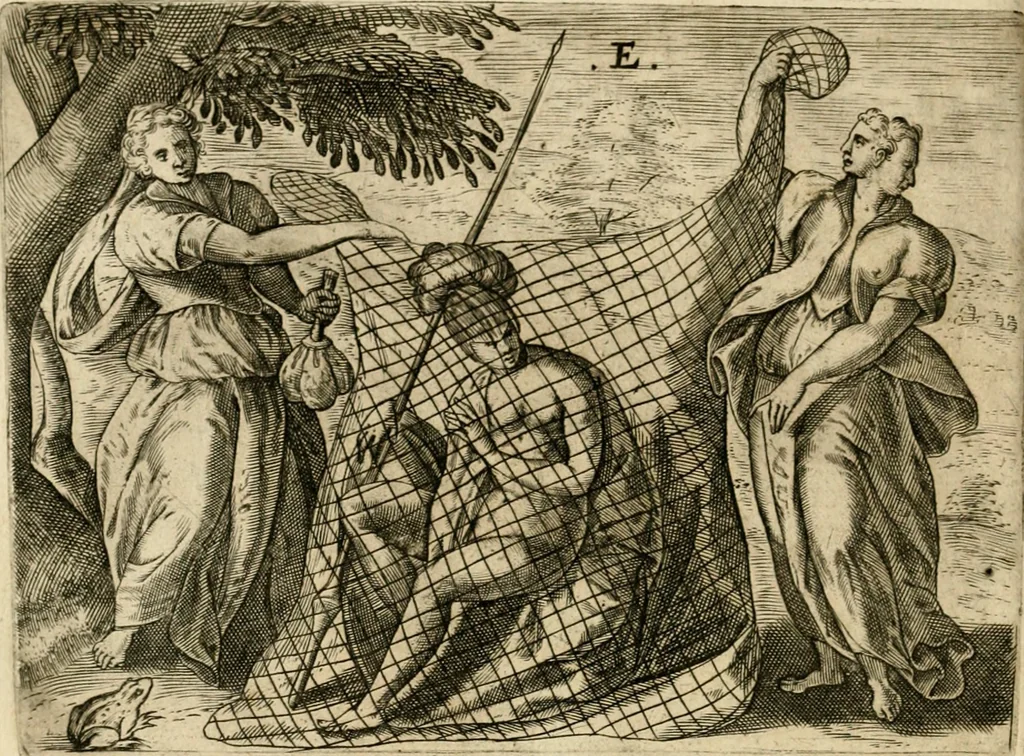 An illustration from Mikrokósmos = Paruus mundus, 1610, leaf 47