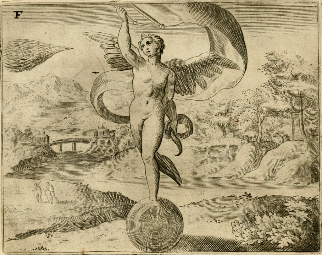 An illustration from Mikrokósmos = Paruus mundus, 1610, leaf 49
