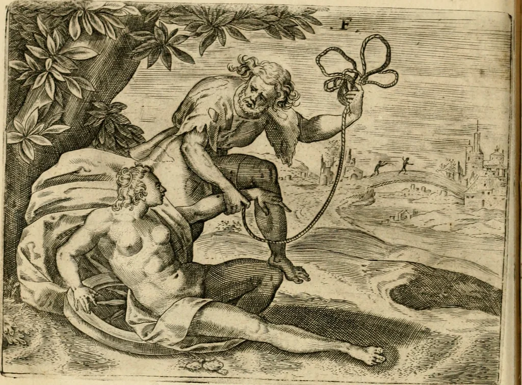 An illustration from Mikrokósmos = Paruus mundus, 1610, leaf 51