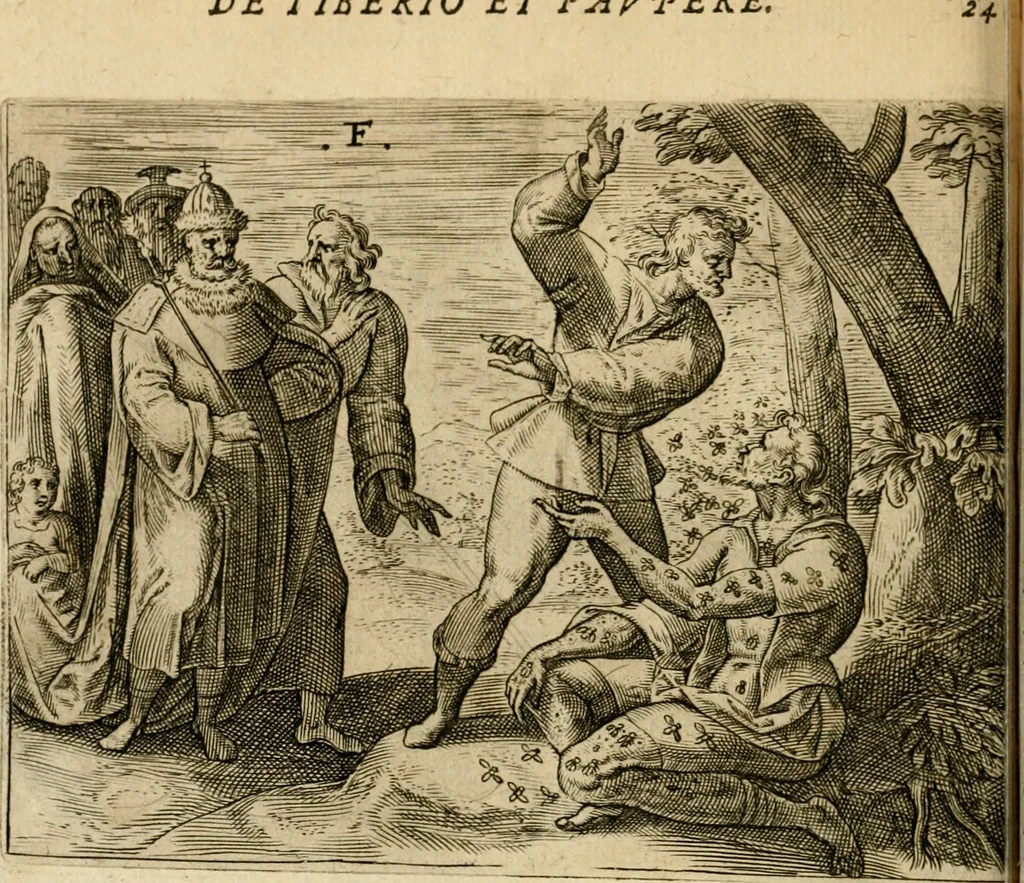 An illustration from Mikrokósmos = Paruus mundus, 1610, leaf 55