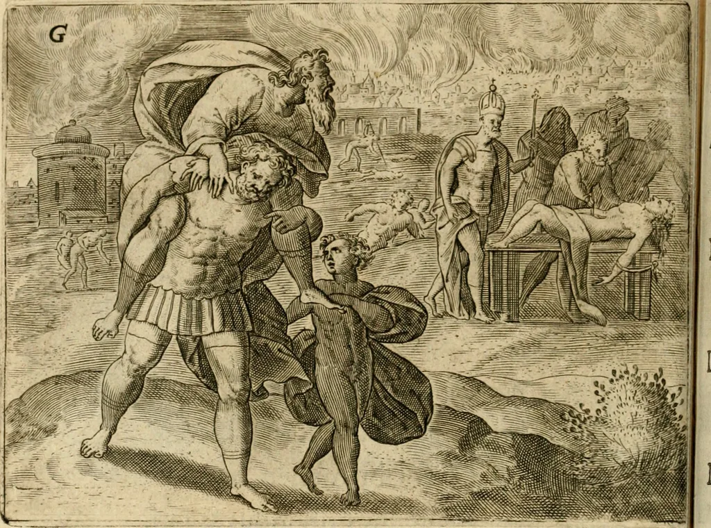 An illustration from Mikrokósmos = Paruus mundus, 1610, leaf 57