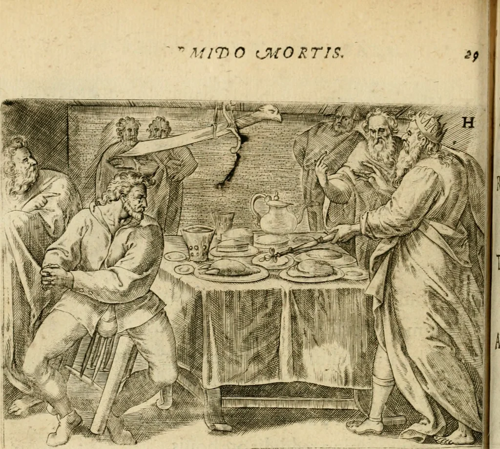 An illustration from Mikrokósmos = Paruus mundus, 1610, leaf 65