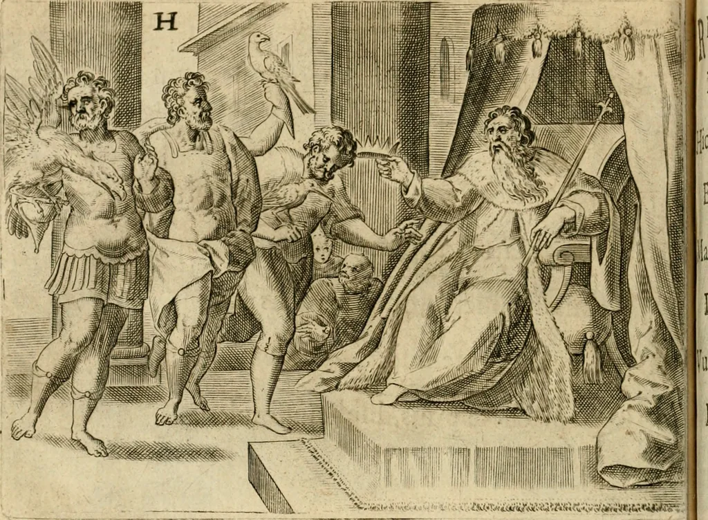 An illustration from Mikrokósmos = Paruus mundus, 1610, leaf 67