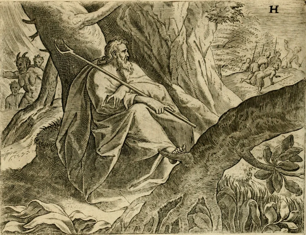 An illustration from Mikrokósmos = Paruus mundus, 1610, leaf 69