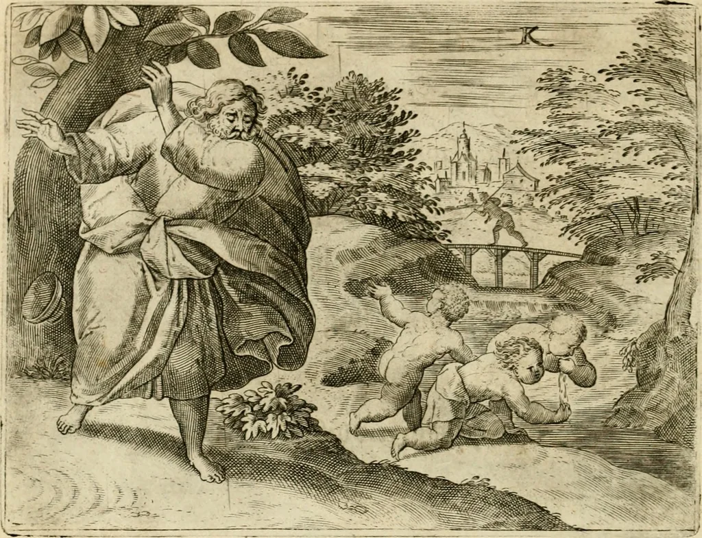 An illustration from Mikrokósmos = Paruus mundus, 1610, leaf 81