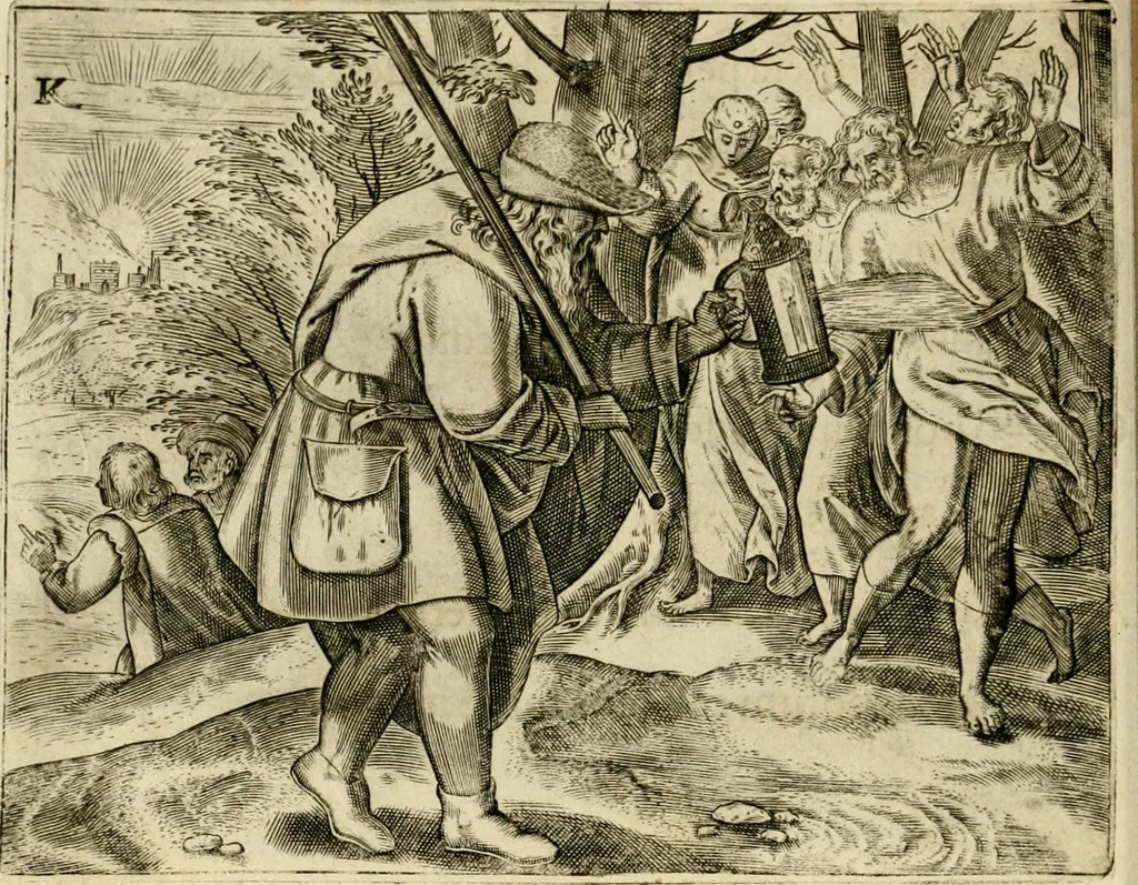 An illustration from Mikrokósmos = Paruus mundus, 1610, leaf 83