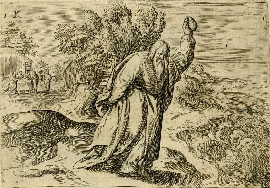 An illustration from Mikrokósmos = Paruus mundus, 1610, leaf 85