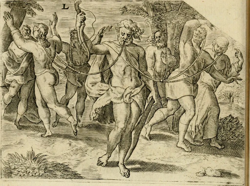An illustration from Mikrokósmos = Paruus mundus, 1610, leaf 93