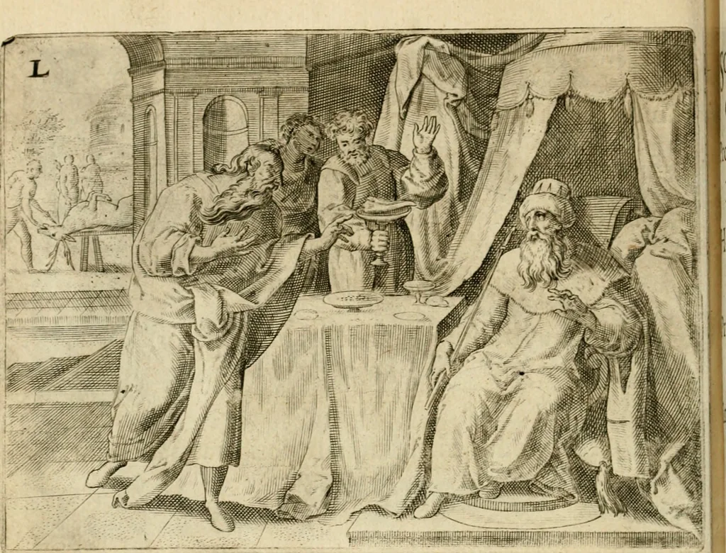 An illustration from Mikrokósmos = Paruus mundus, 1610, leaf 95