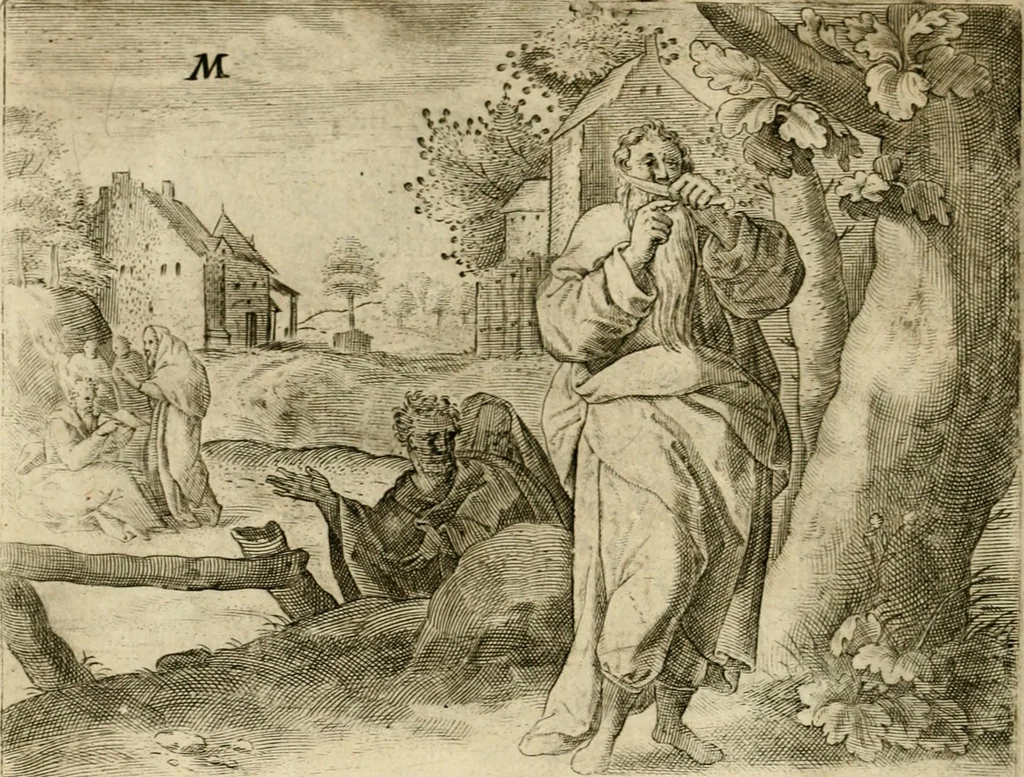 An illustration from Mikrokósmos = Paruus mundus, 1610, leaf 97