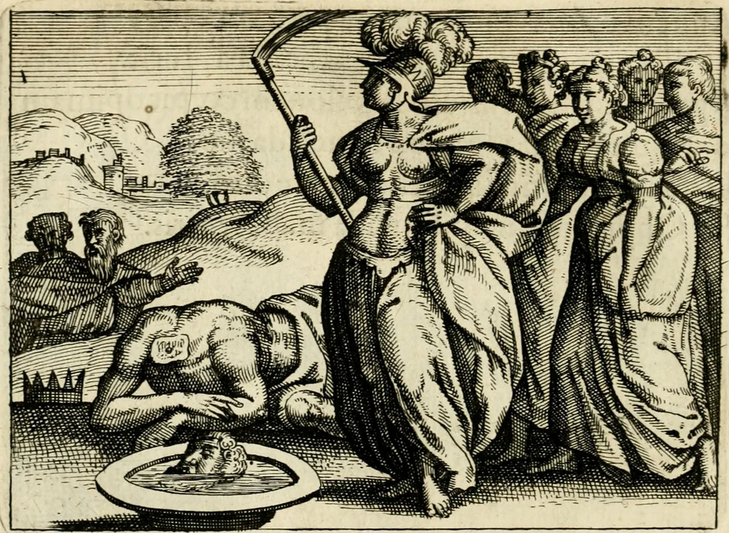 An illustration from Mikrokósmos = Paruus mundus, 1618, leaf 117