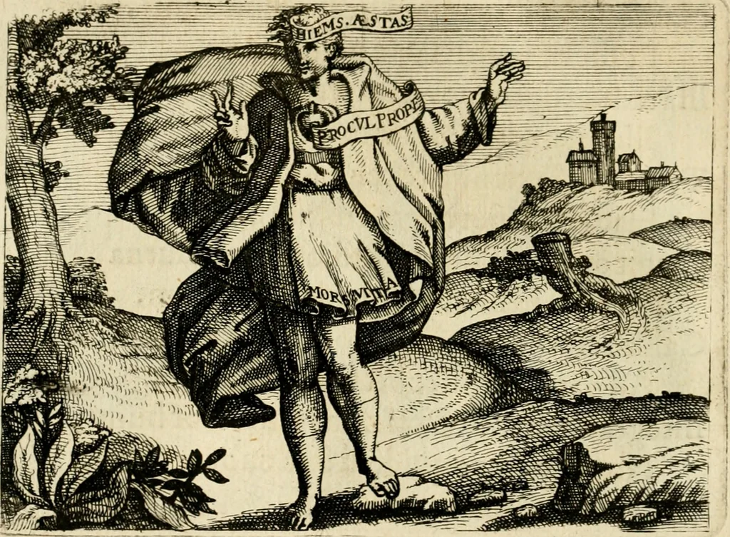 An illustration from Mikrokósmos = Paruus mundus, 1618, leaf 123
