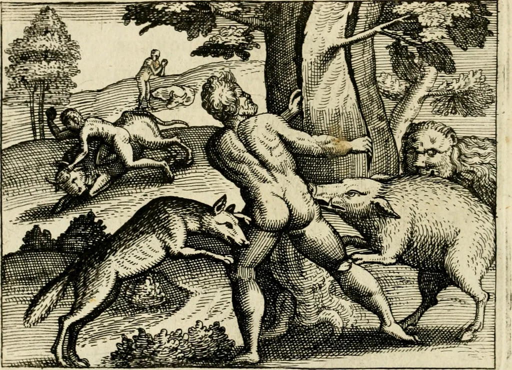 An illustration from Mikrokósmos = Paruus mundus, 1618, leaf 135