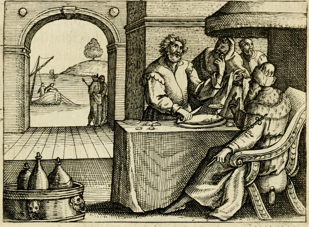 An illustration from Mikrokósmos = Paruus mundus, 1618, leaf 143