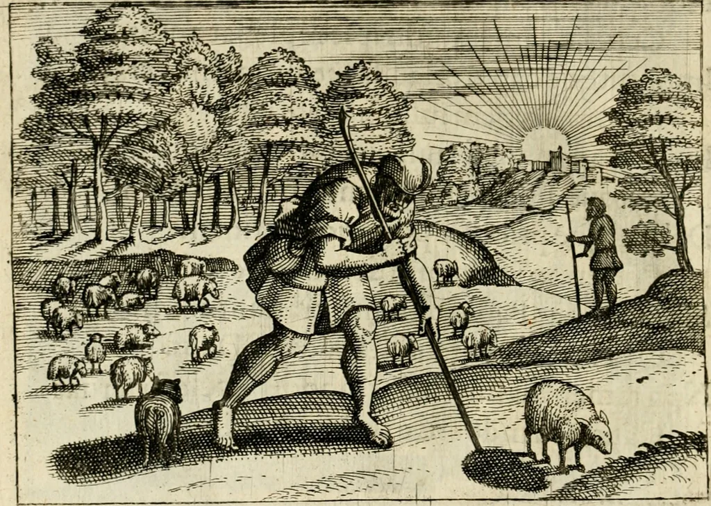 An illustration from Mikrokósmos = Paruus mundus, 1618, leaf 157