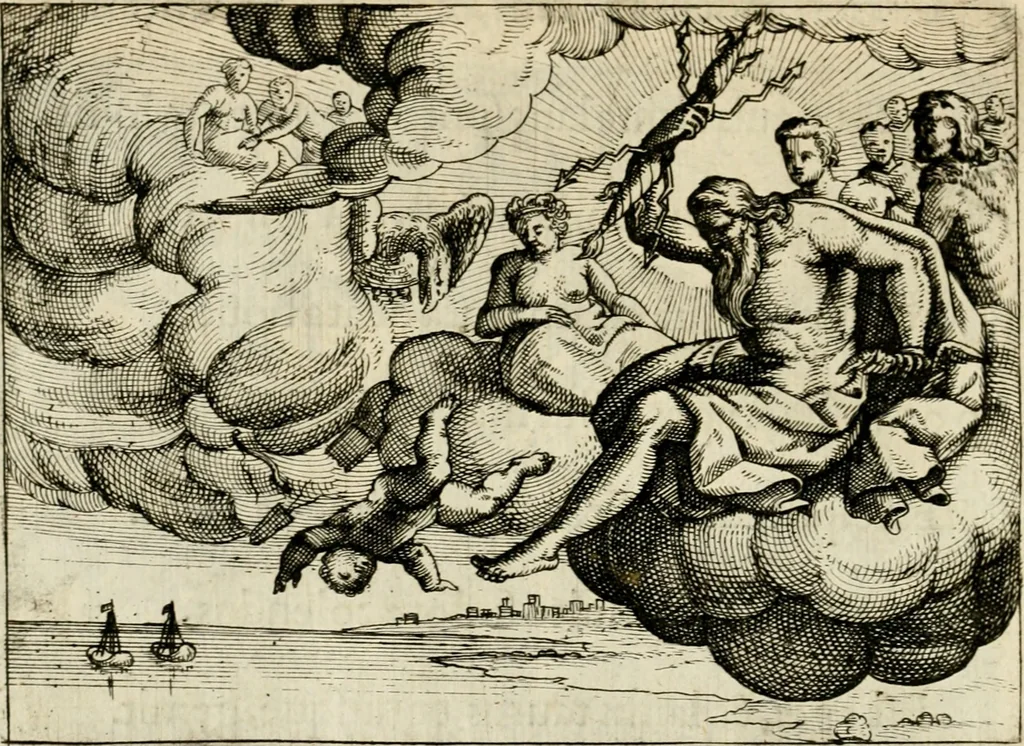 An illustration from Mikrokósmos = Paruus mundus, 1618, leaf 19