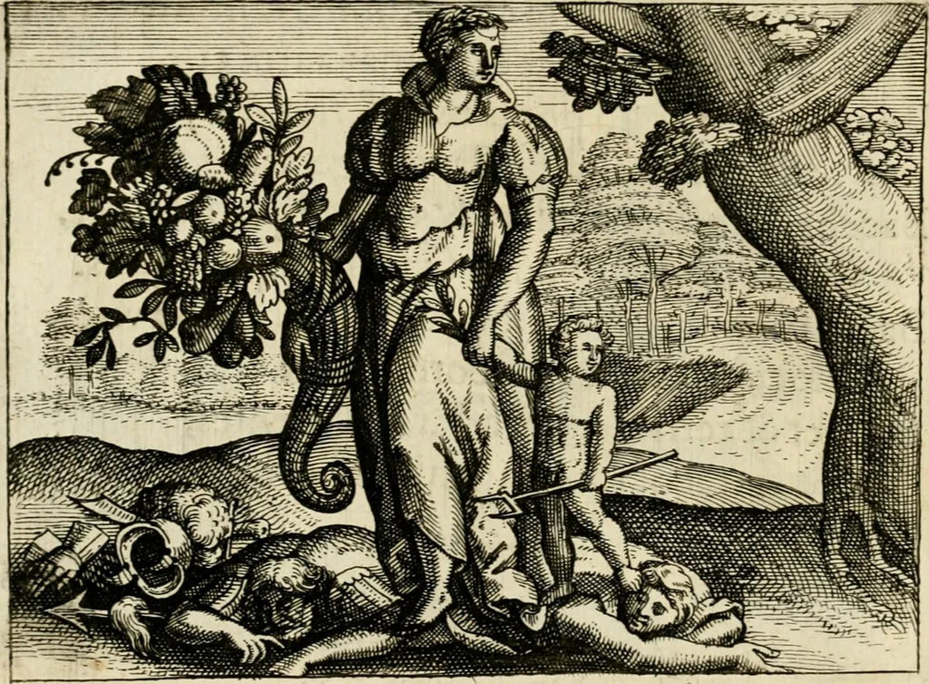 An illustration from Mikrokósmos = Paruus mundus, 1618, leaf 35
