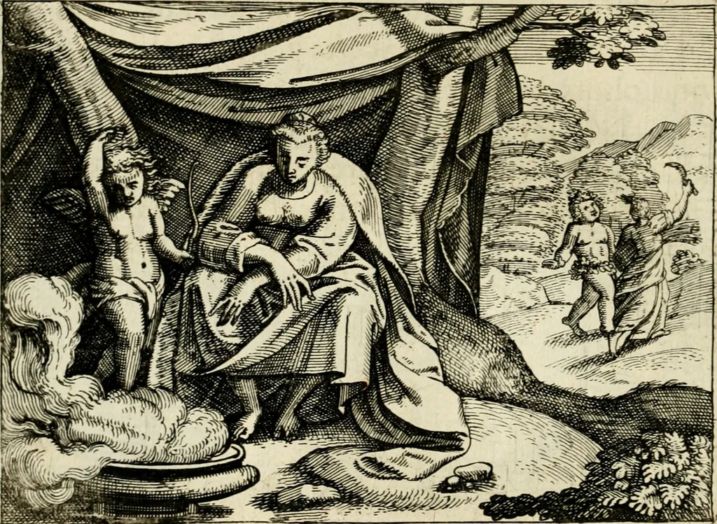 An illustration from Mikrokósmos = Paruus mundus, 1618, leaf 43