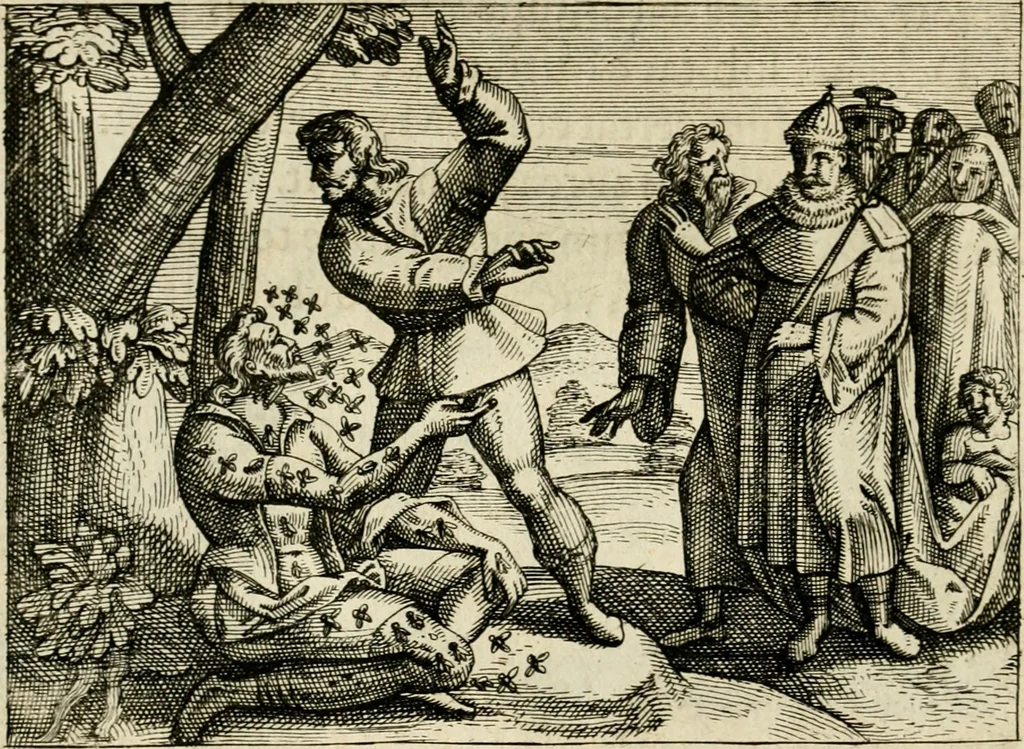 An illustration from Mikrokósmos = Paruus mundus, 1618, leaf 61