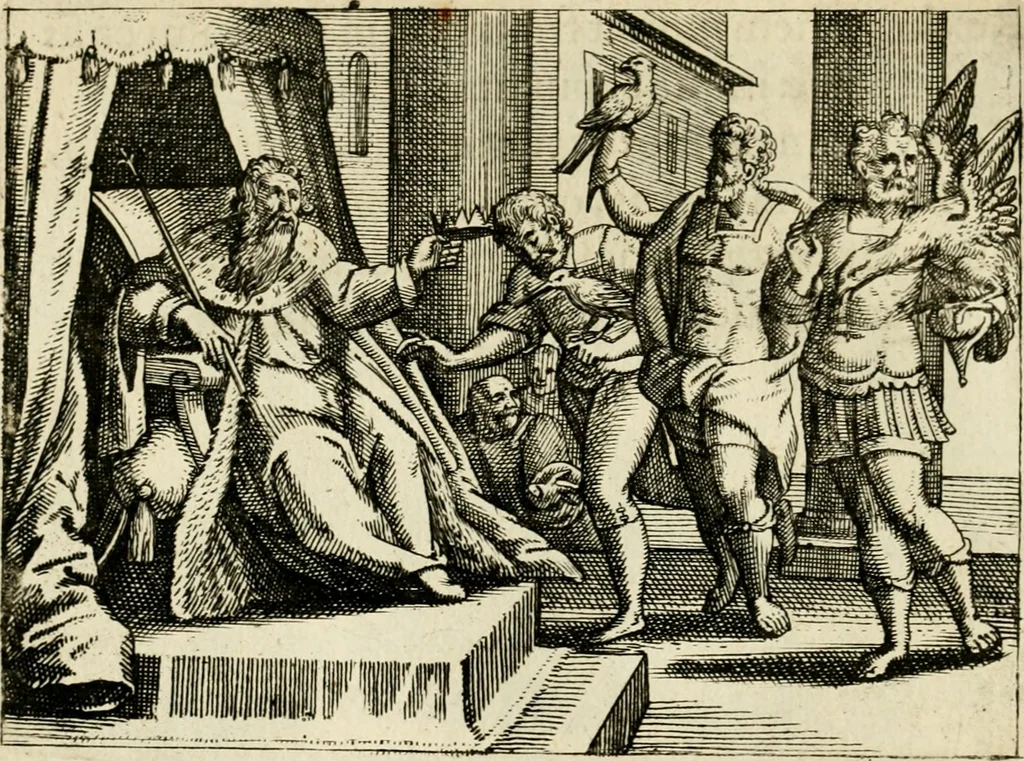 An illustration from Mikrokósmos = Paruus mundus, 1618, leaf 73