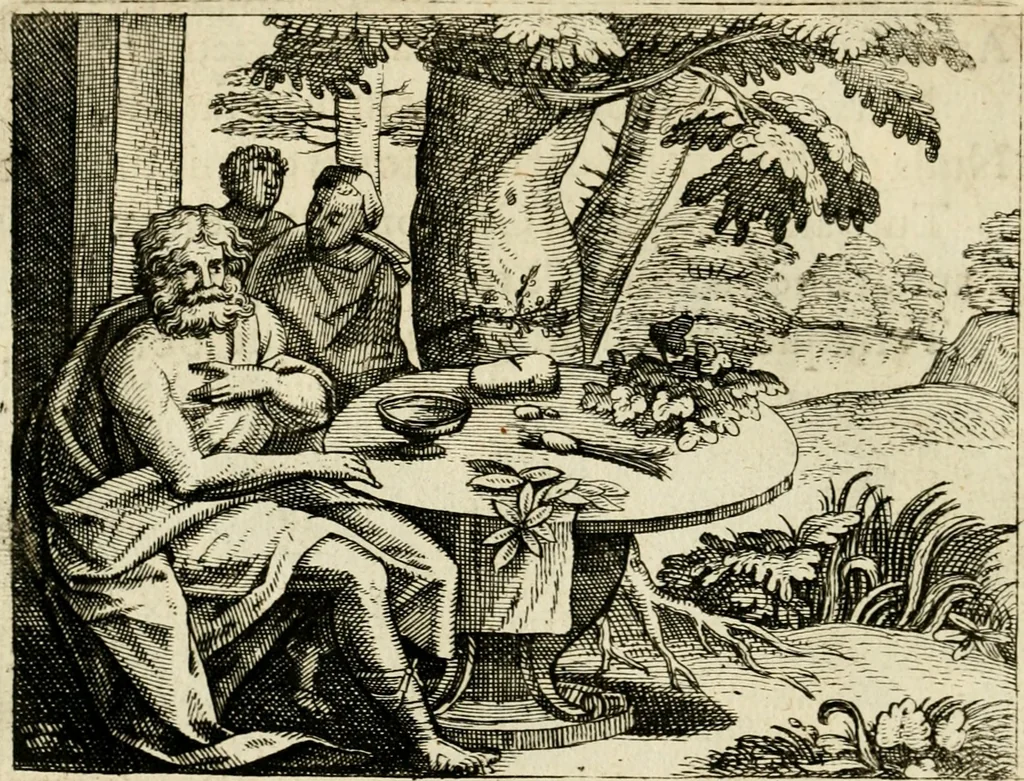 An illustration from Mikrokósmos = Paruus mundus, 1618, leaf 77
