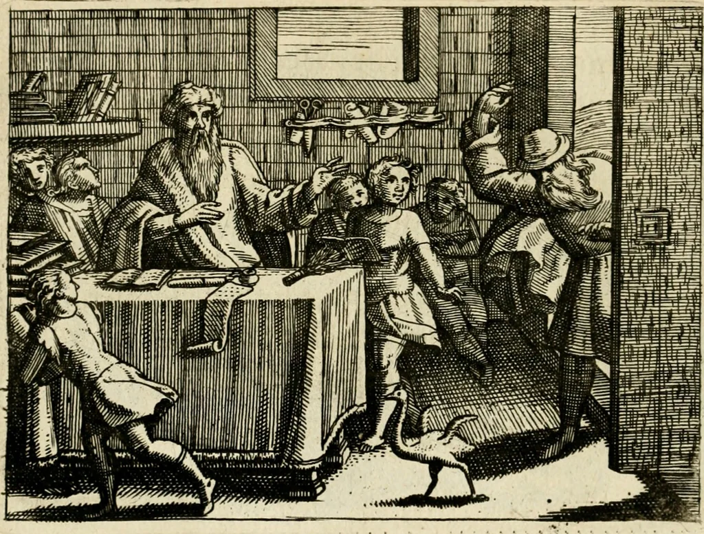 An illustration from Mikrokósmos = Paruus mundus, 1618, leaf 81