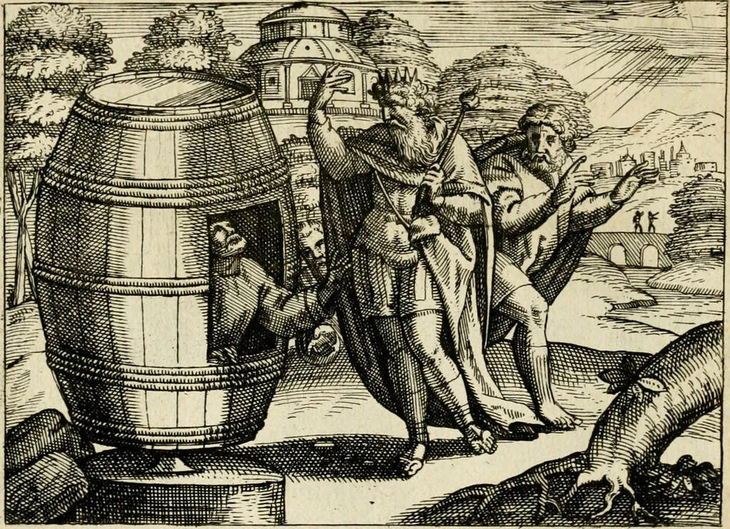 An illustration from Mikrokósmos = Paruus mundus, 1618, leaf 85