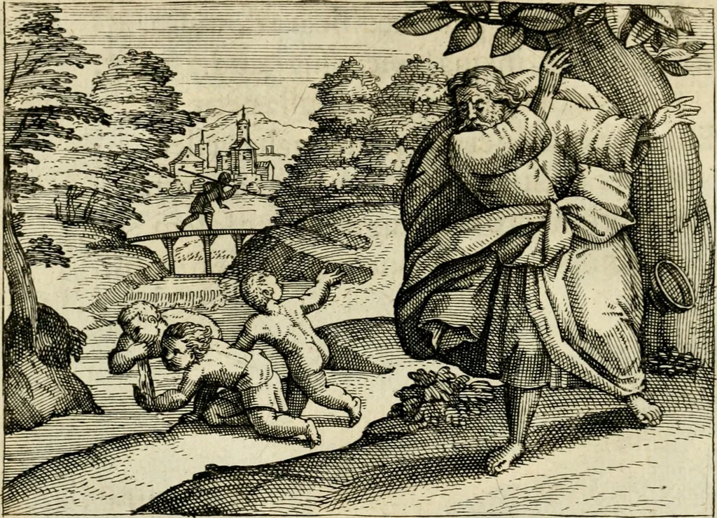 An illustration from Mikrokósmos = Paruus mundus, 1618, leaf 87