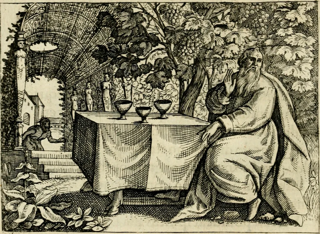 An illustration from Mikrokósmos = Paruus mundus, 1618, leaf 93