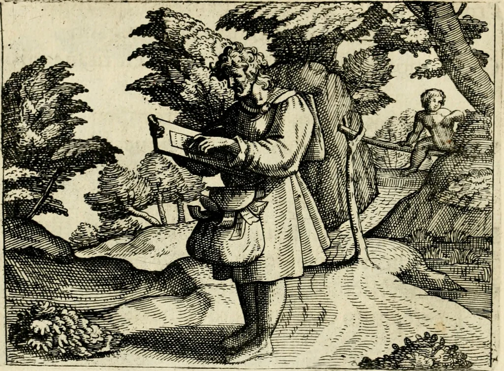 An illustration from Mikrokósmos = Paruus mundus, 1618, leaf 97