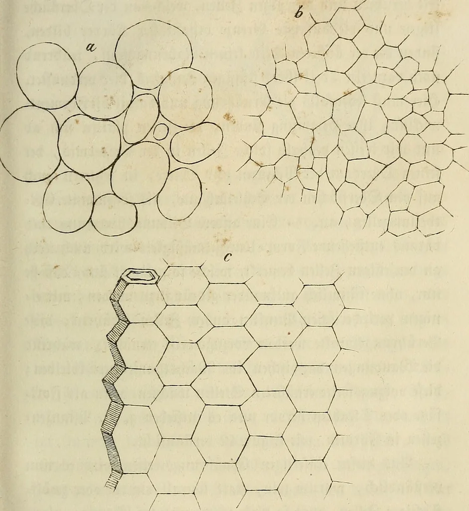 An illustration from Mikroskopische Bilder : Naturansichten aus dem kleinsten Raume ; ein Gemälde des Mikrokosmus in seinen Gestalten und Gesetzen, 1853, leaf 140