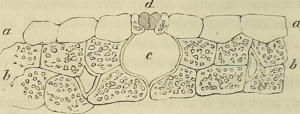 An illustration from Mikroskopische Bilder : Naturansichten aus dem kleinsten Raume ; ein Gemälde des Mikrokosmus in seinen Gestalten und Gesetzen, 1853, leaf 147