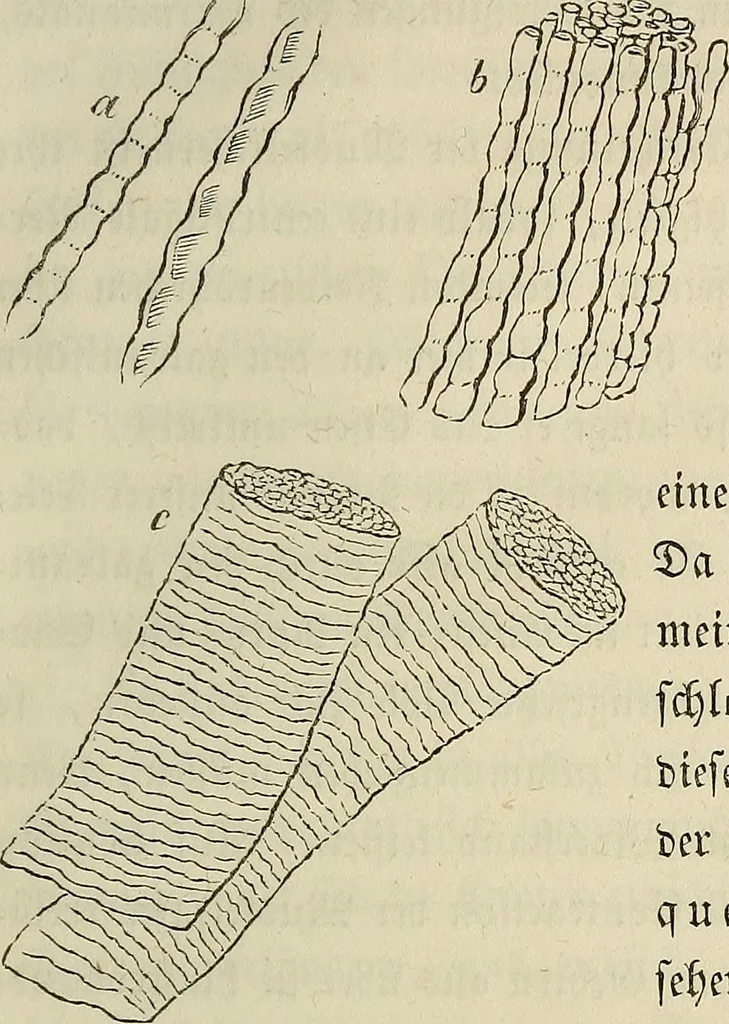 An illustration from Mikroskopische Bilder : Naturansichten aus dem kleinsten Raume ; ein Gemälde des Mikrokosmus in seinen Gestalten und Gesetzen, 1853, leaf 258