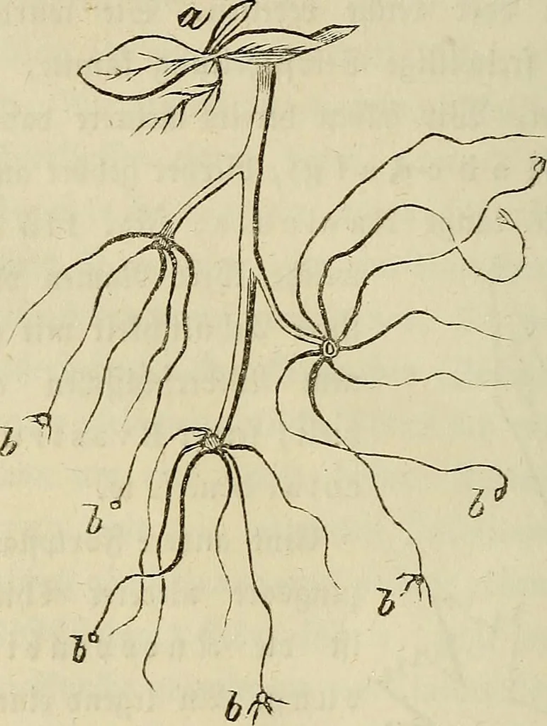 An illustration from Mikroskopische Bilder : Naturansichten aus dem kleinsten Raume ; ein Gemälde des Mikrokosmus in seinen Gestalten und Gesetzen, 1853, leaf 295