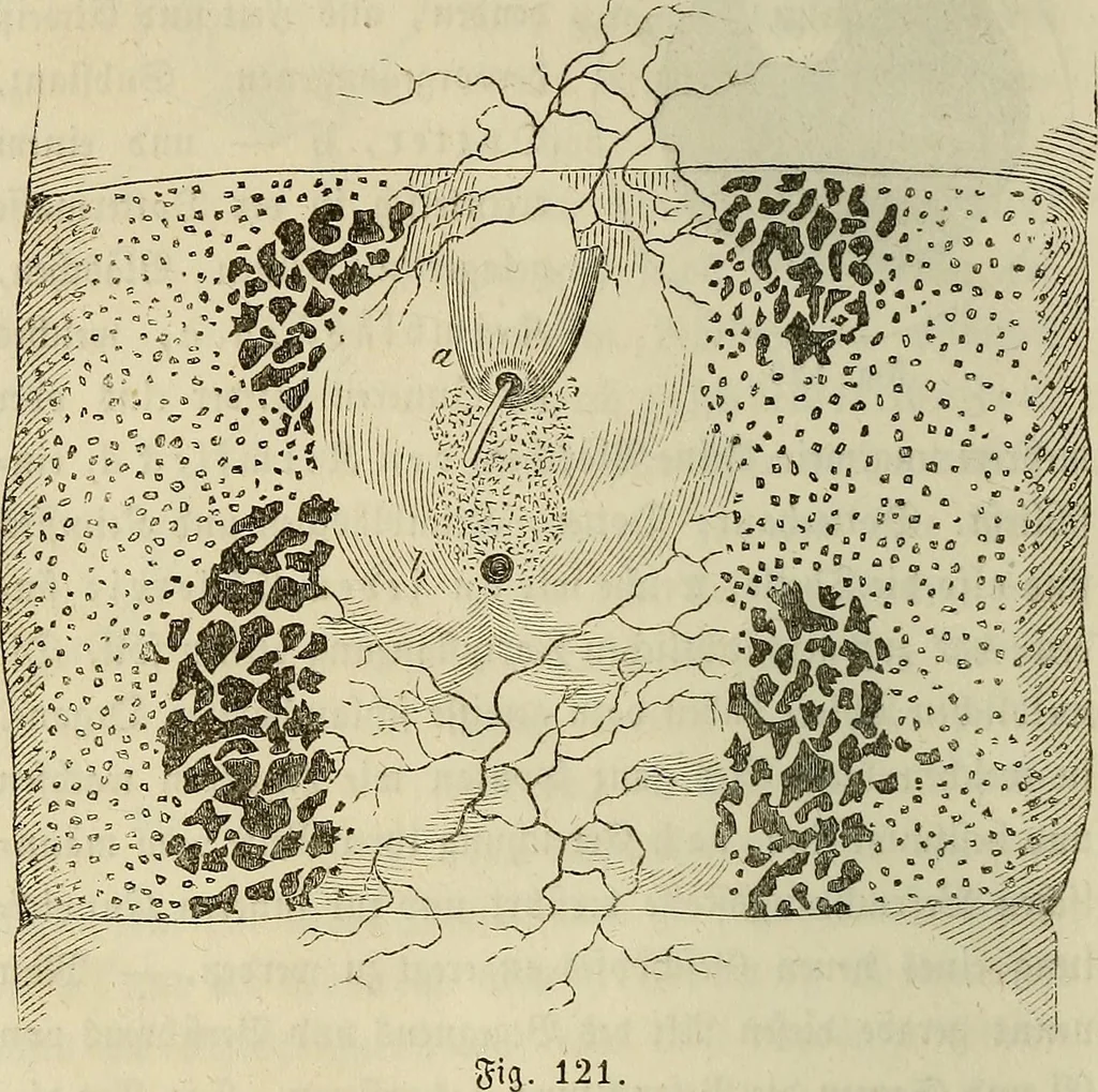 An illustration from Mikroskopische Bilder : Naturansichten aus dem kleinsten Raume ; ein Gemälde des Mikrokosmus in seinen Gestalten und Gesetzen, 1853, leaf 299