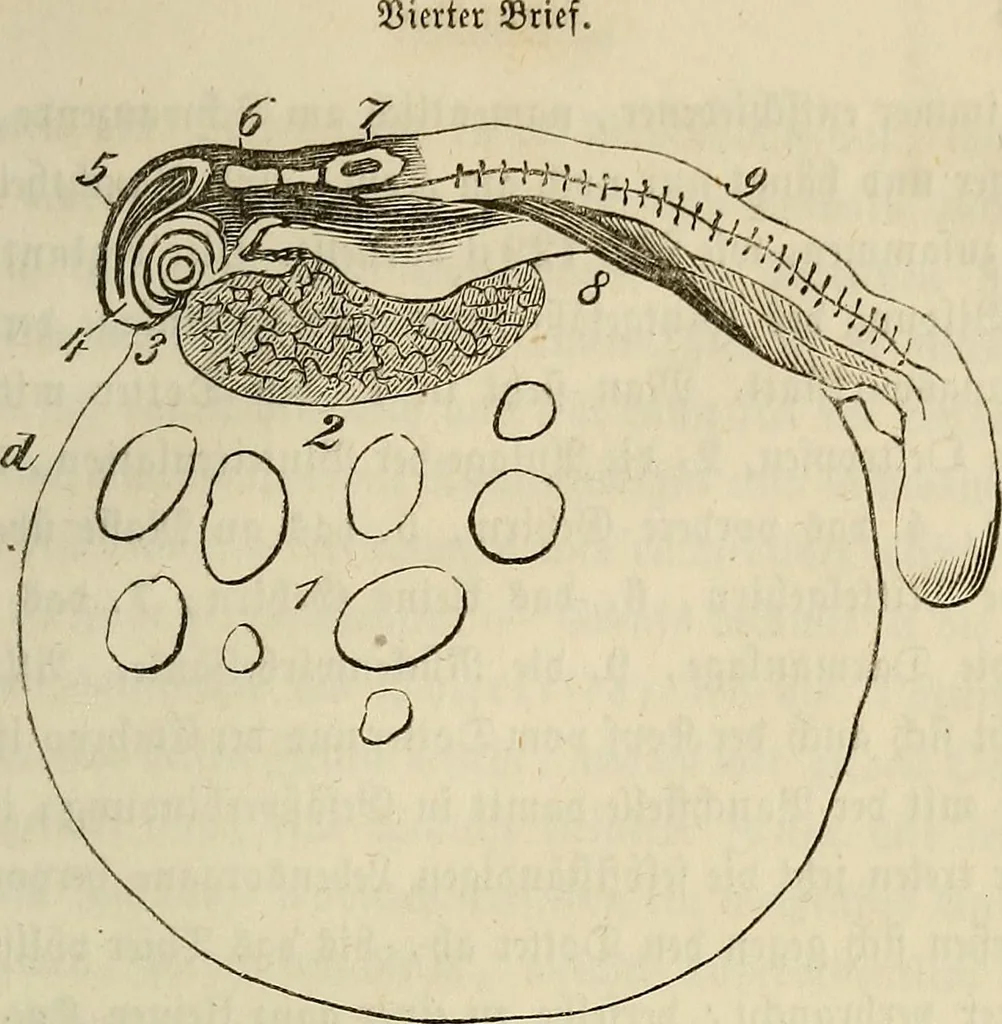 An illustration from Mikroskopische Bilder : Naturansichten aus dem kleinsten Raume ; ein Gemälde des Mikrokosmus in seinen Gestalten und Gesetzen, 1853, leaf 314
