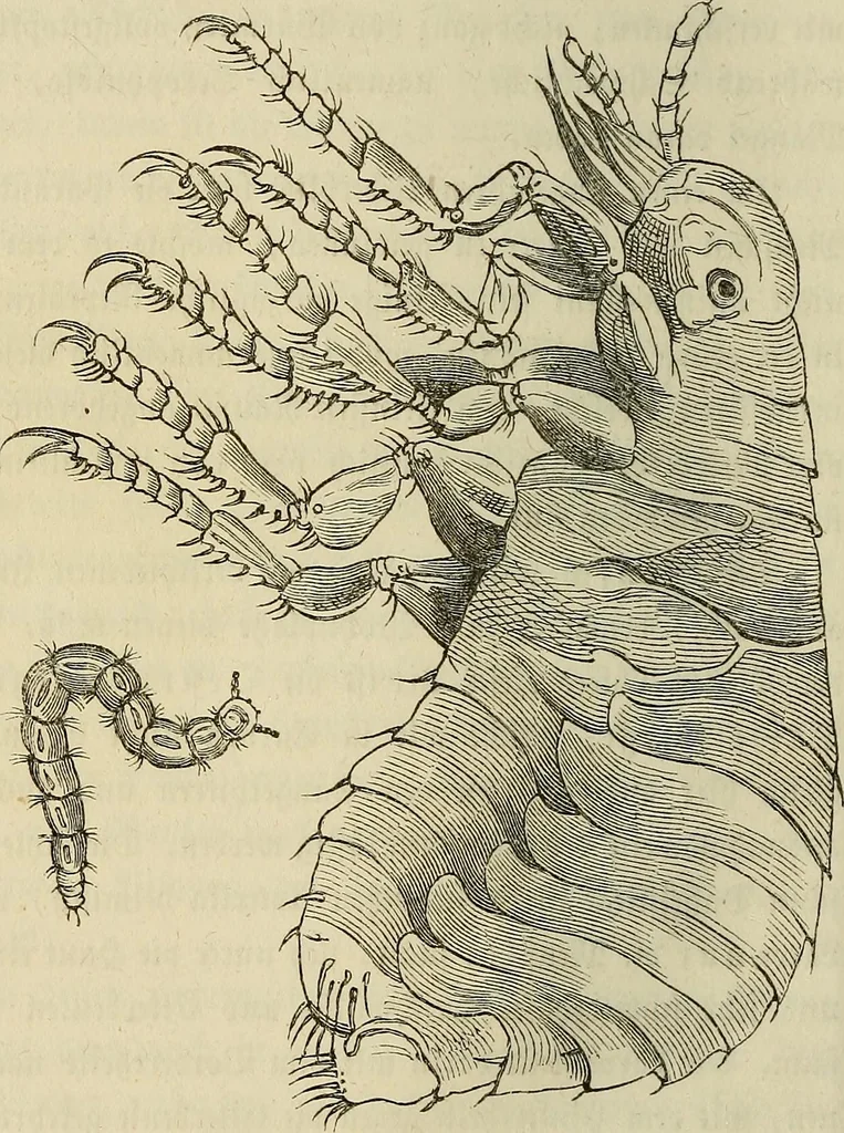 An illustration from Mikroskopische Bilder : Naturansichten aus dem kleinsten Raume ; ein Gemälde des Mikrokosmus in seinen Gestalten und Gesetzen, 1853, leaf 359