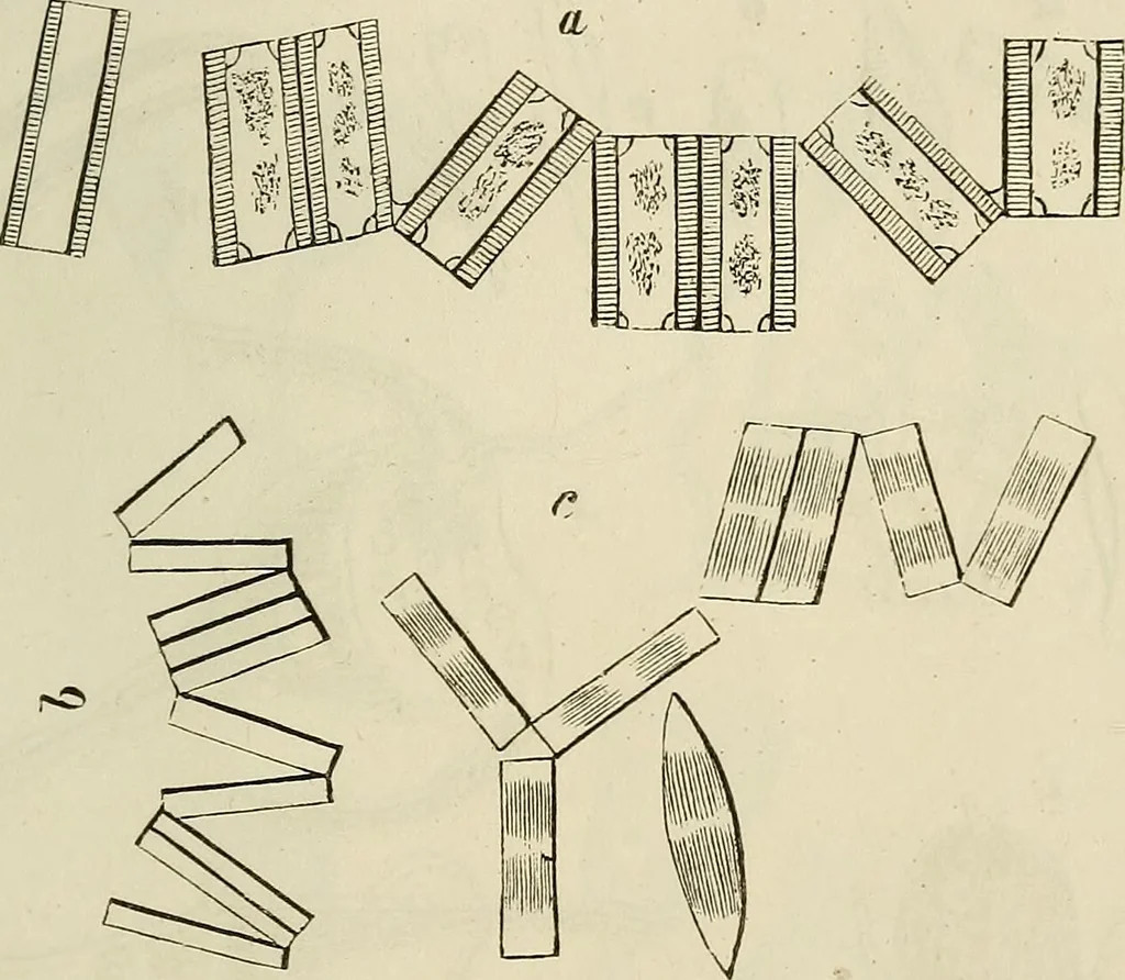 An illustration from Mikroskopische Bilder : Naturansichten aus dem kleinsten Raume ; ein Gemälde des Mikrokosmus in seinen Gestalten und Gesetzen, 1853, leaf 406