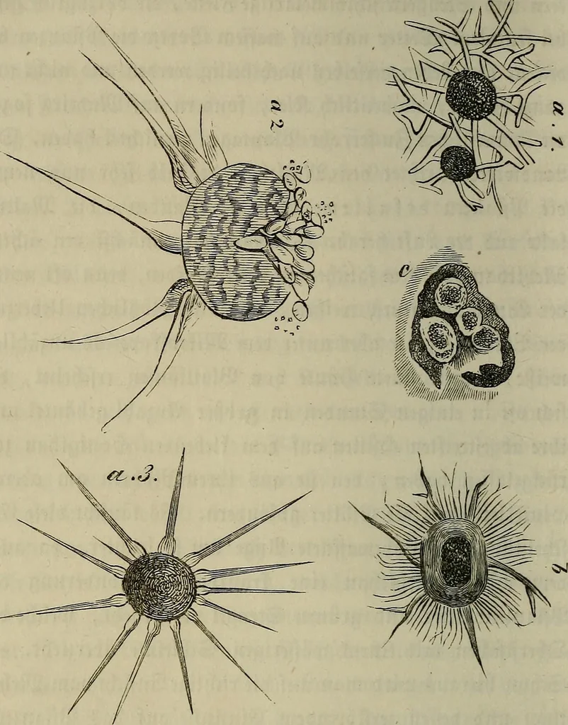 An illustration from Mikroskopische Bilder : Naturansichten aus dem kleinsten Raume ; ein Gemälde des Mikrokosmus in seinen Gestalten und Gesetzen, 1853, leaf 431
