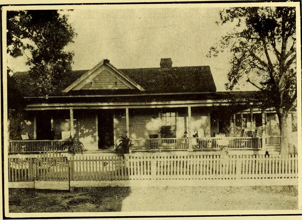 An illustration from Milestones along the color line : a souvenir of Durham, N.C., showing the progress of a race, 1922, leaf 20
