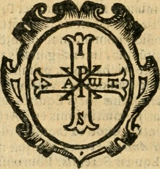 An illustration from Militarium ordinum origines, statuta, symbola, et insignia, iconibus, additis genuinis : hac editione multorum ordinum, & quoquot extitere, accessione locupletata, serie[que] temporum distributa, 1623, leaf 31