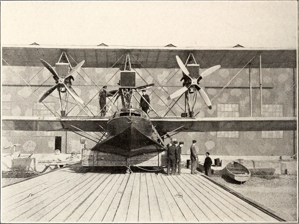 An illustration from Military aeroplanes, simplified, enlarged; an explanatory consideration of their characteristics, performances, construction, maintenance, and operation, specifically arranged for the use of aviators and students, 1918, leaf 191