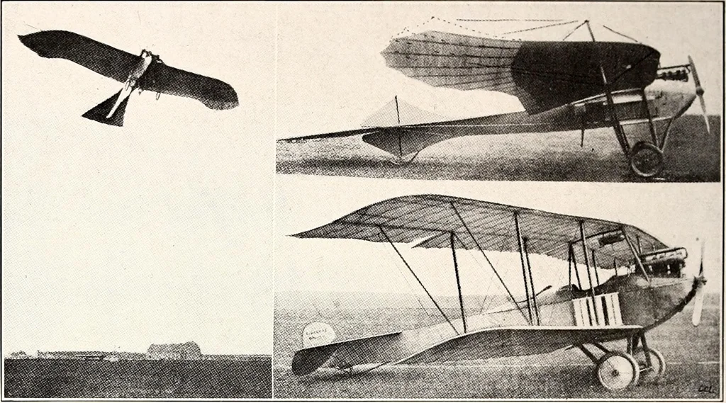 An illustration from Military aeroplanes, simplified, enlarged; an explanatory consideration of their characteristics, performances, construction, maintenance, and operation, specifically arranged for the use of aviators and students, 1918, leaf 211