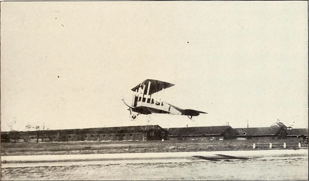 An illustration from Military aeroplanes, simplified, enlarged; an explanatory consideration of their characteristics, performances, construction, maintenance, and operation, specifically arranged for the use of aviators and students, 1918, leaf 248