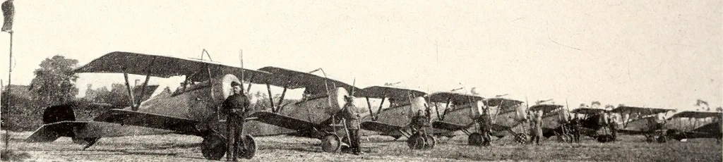 An illustration from Military aeroplanes, simplified, enlarged; an explanatory consideration of their characteristics, performances, construction, maintenance, and operation, specifically arranged for the use of aviators and students, 1918, leaf 45
