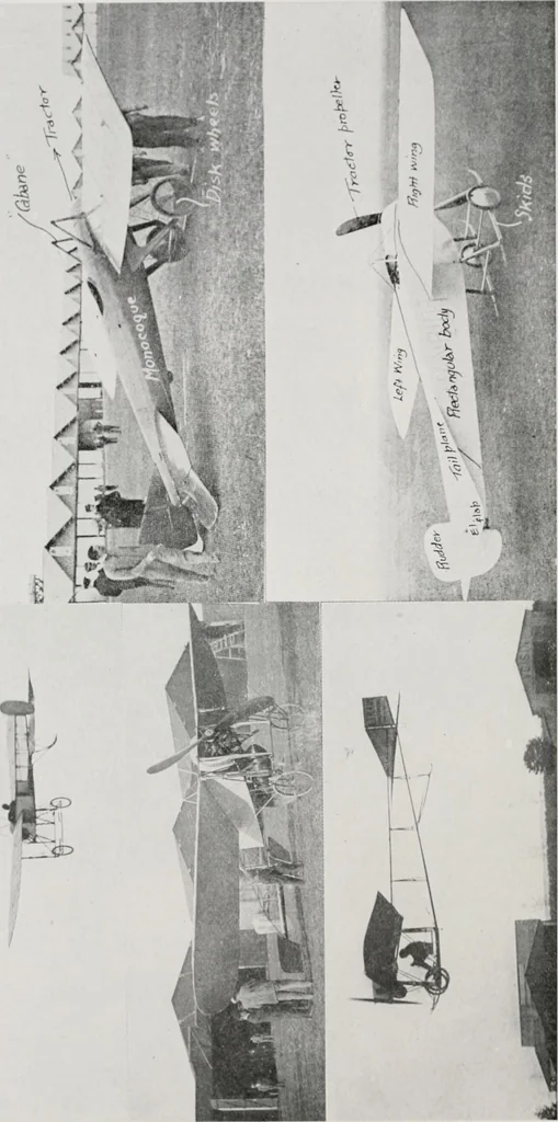 An illustration from Military aeroplanes; an explanatory consideration of their characteristics, performances, construction, maintenance, and operation, for the use of aviators, 1918, leaf 23