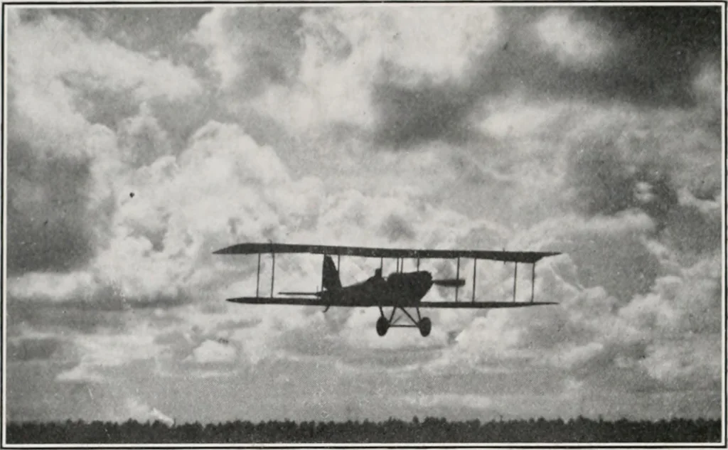 An illustration from Military aeroplanes; an explanatory consideration of their characteristics, performances, construction, maintenance, and operation, for the use of aviators, 1918, leaf 5