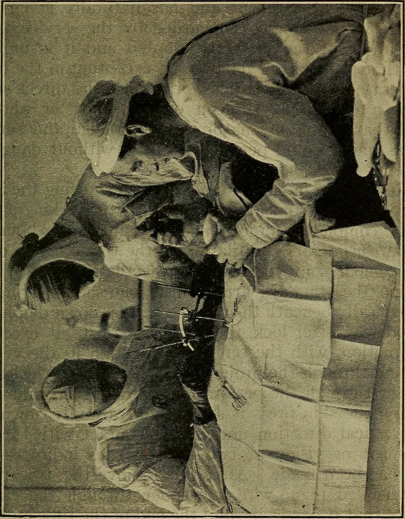 An illustration from Military surgery of the zone of the advance, 1918, leaf 310