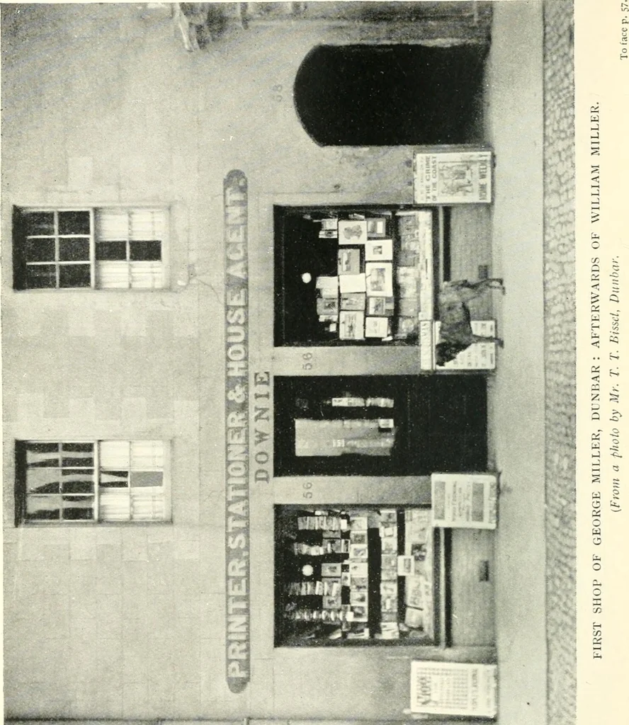 An illustration from The Millers of Haddington, Dunbar and Dunfermline; a record of Scottish bookselling, 1914, leaf 67