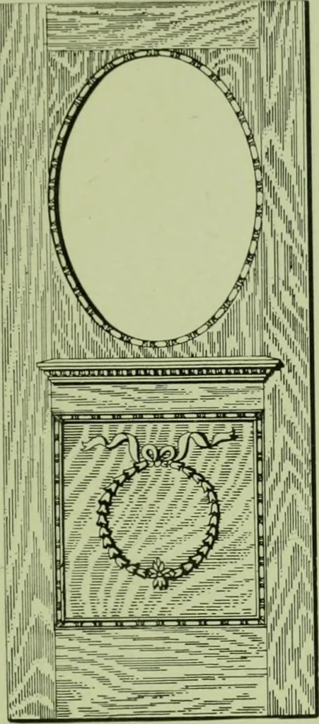An illustration from Millwork catalogue : makers of the original patent dowelled doors, sash, blinds, fine interior finish, store and office fixtures, bank counters, dealers in lumber, etc, 1904, leaf 114